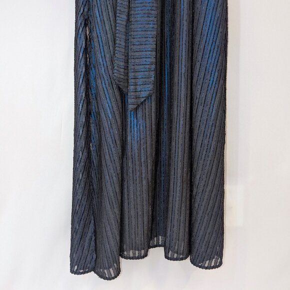 ModCloth | Your Time To Shine Maxi Dress in Blue & Black | Size Medium - Picture 8 of 14